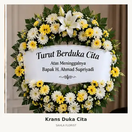 Krans Bunga Duka Kartasura